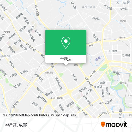 华严路地图