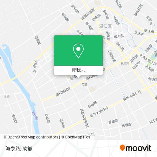 海泉路地图