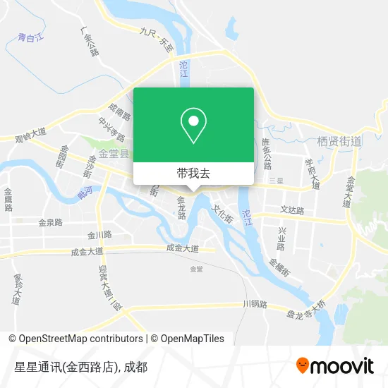 星星通讯(金西路店)地图