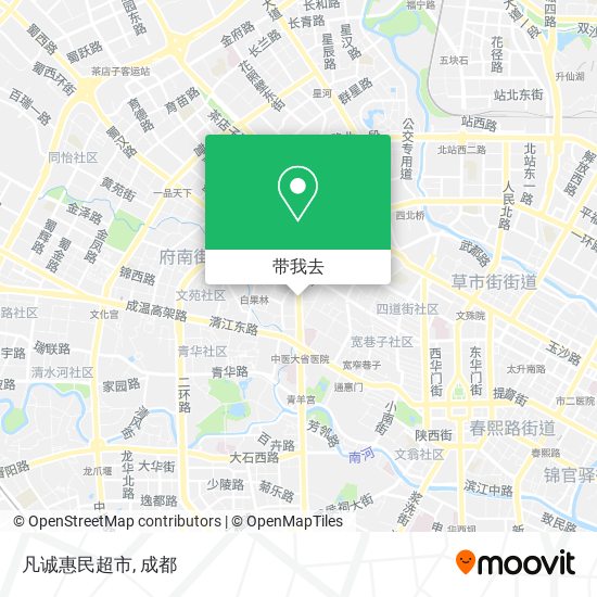 凡诚惠民超市地图