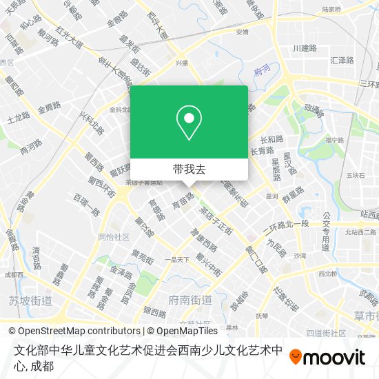 文化部中华儿童文化艺术促进会西南少儿文化艺术中心地图