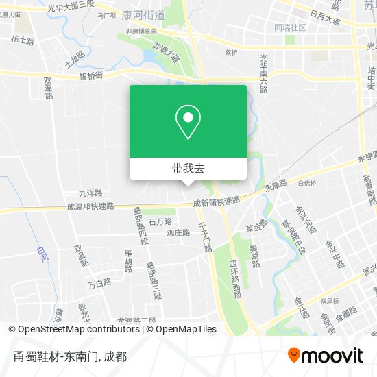 甬蜀鞋材-东南门地图