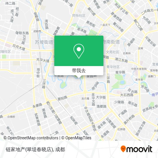链家地产(翠堤春晓店)地图