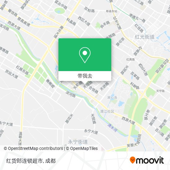 红货郎连锁超市地图