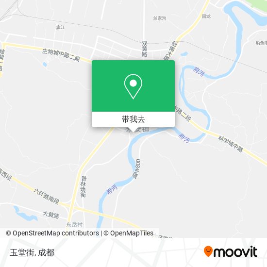 玉堂街地图