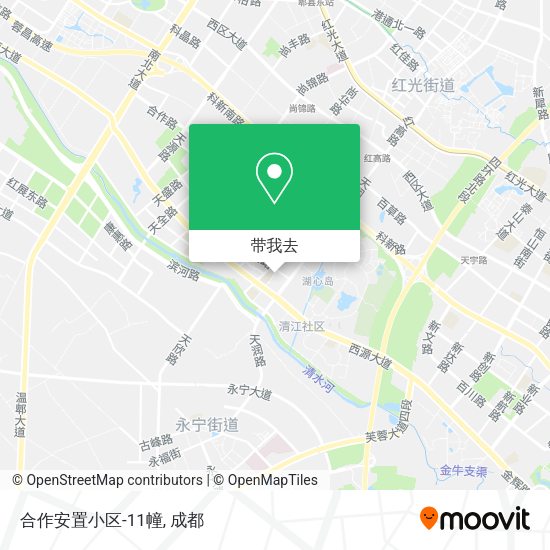 合作安置小区-11幢地图