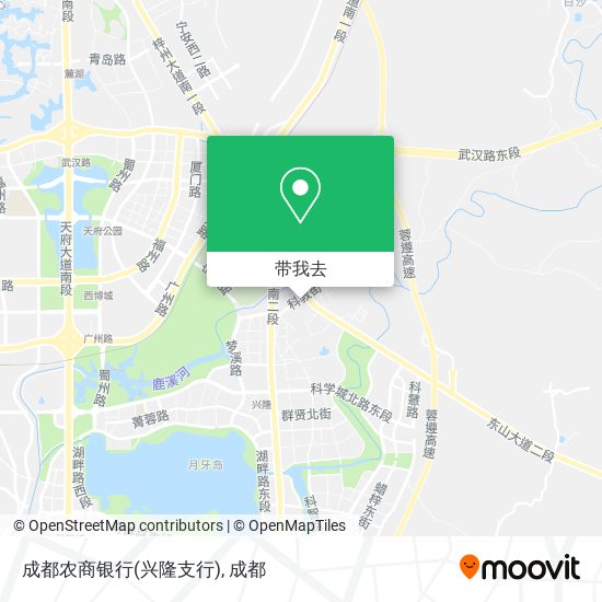 成都农商银行(兴隆支行)地图