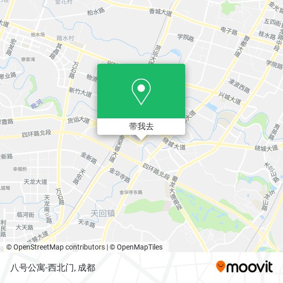 八号公寓-西北门地图