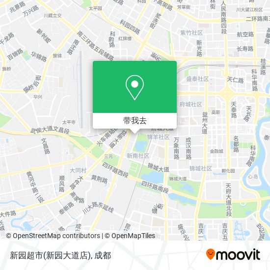新园超市(新园大道店)地图