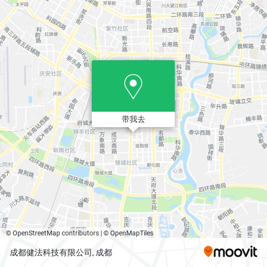 成都健法科技有限公司地图