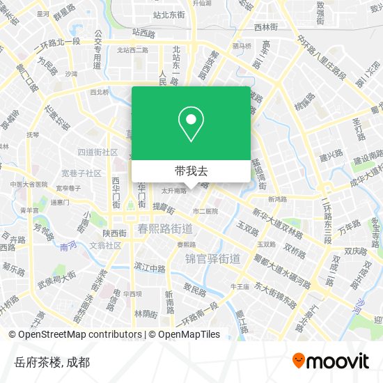 岳府茶楼地图