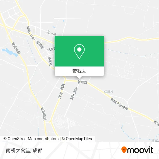 南桥大食堂地图