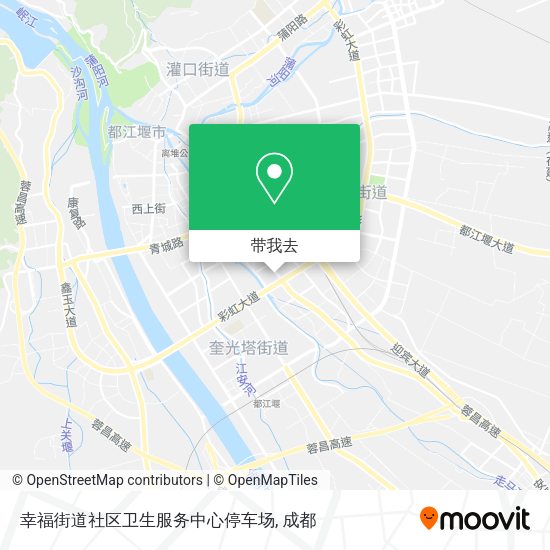 幸福街道社区卫生服务中心停车场地图