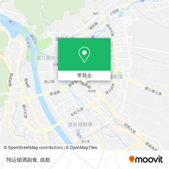 翔运烟酒副食地图