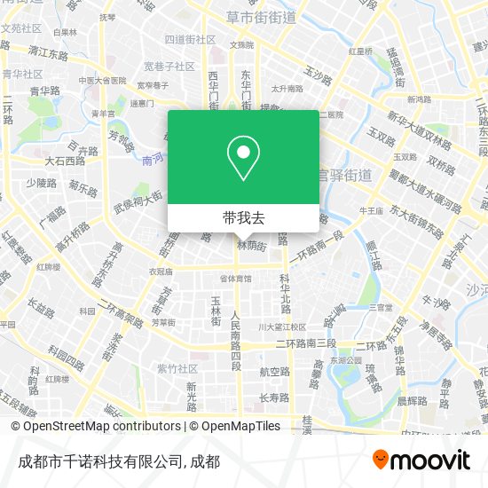成都市千诺科技有限公司地图