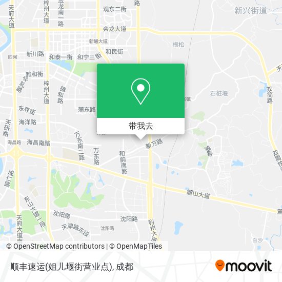 顺丰速运(姐儿堰街营业点)地图