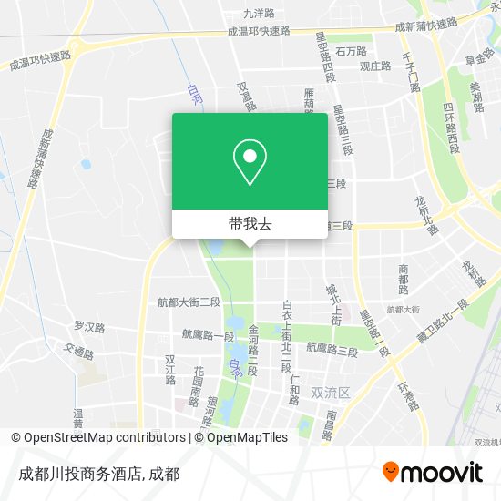 成都川投商务酒店地图