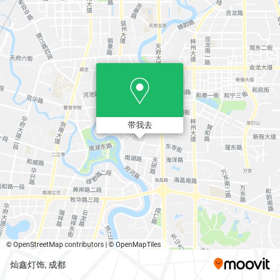 灿鑫灯饰地图