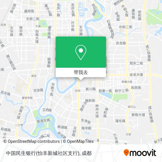 中国民生银行(怡丰新城社区支行)地图