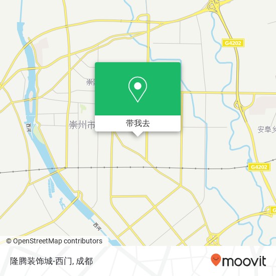 隆腾装饰城-西门地图