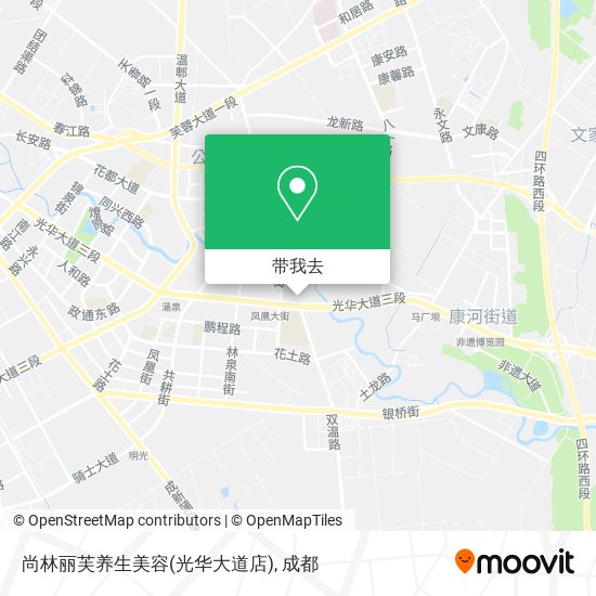 尚林丽芙养生美容(光华大道店)地图