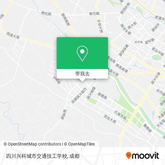 四川兴科城市交通技工学校地图