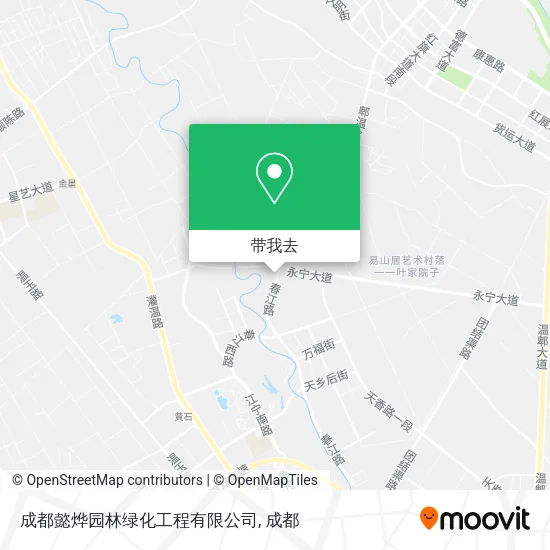 成都懿烨园林绿化工程有限公司地图