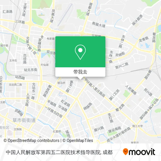 中国人民解放军第四五二医院技术指导医院地图