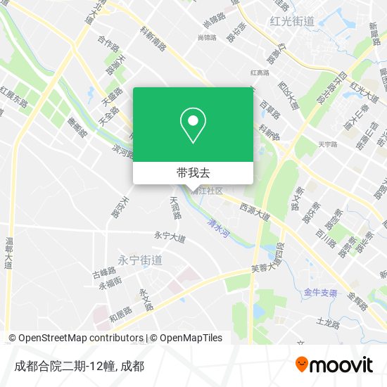 成都合院二期-12幢地图