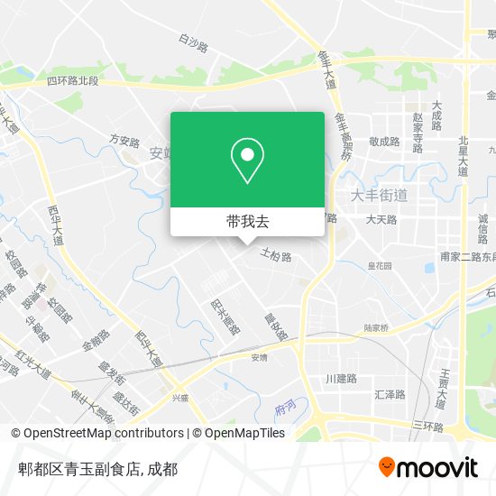 郫都区青玉副食店地图
