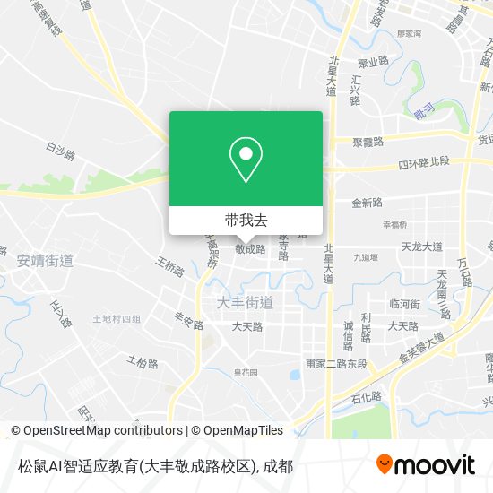 松鼠AI智适应教育(大丰敬成路校区)地图
