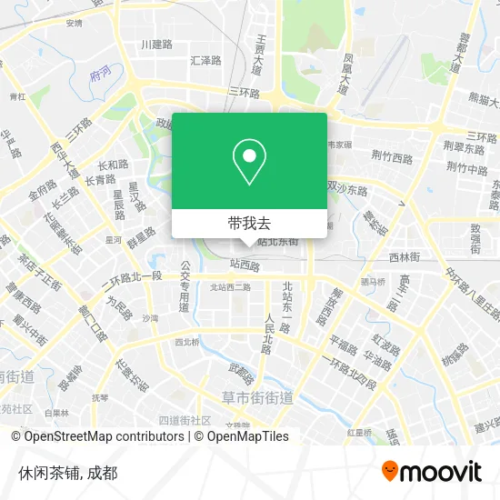休闲茶铺地图
