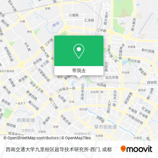 西南交通大学九里校区超导技术研究所-西门地图
