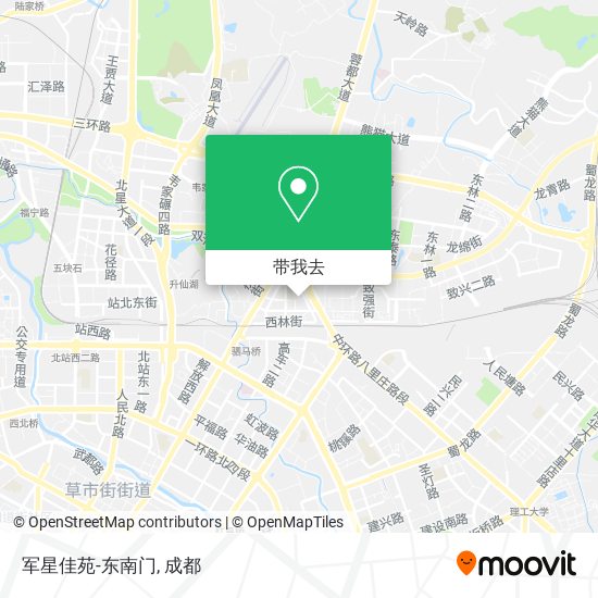 军星佳苑-东南门地图