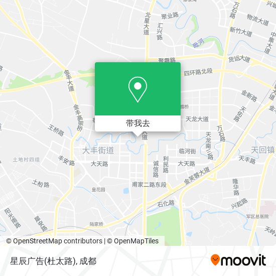 星辰广告(杜太路)地图