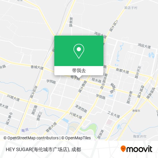 HEY SUGAR(海伦城市广场店)地图