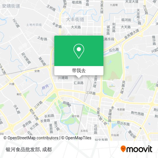 银河食品批发部地图