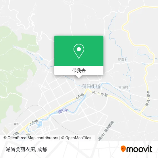 潮尚美丽衣厨地图