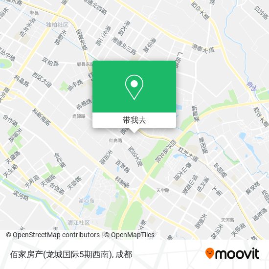 佰家房产(龙城国际5期西南)地图