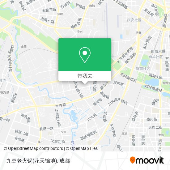 九桌老火锅(花天锦地)地图