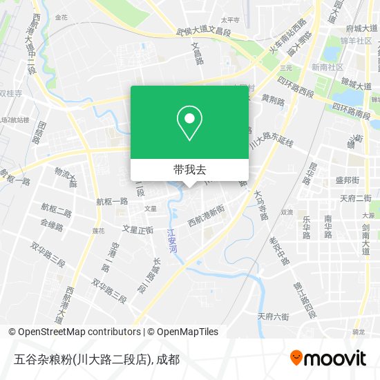 五谷杂粮粉(川大路二段店)地图
