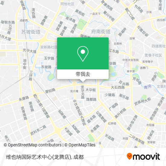 维也纳国际艺术中心(龙腾店)地图