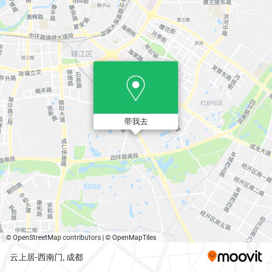 云上居-西南门地图