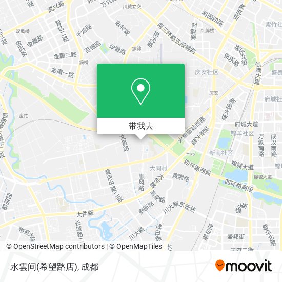 水雲间(希望路店)地图