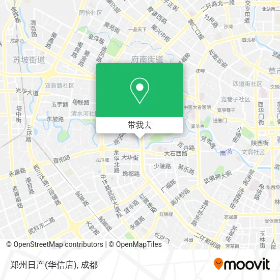 郑州日产(华信店)地图
