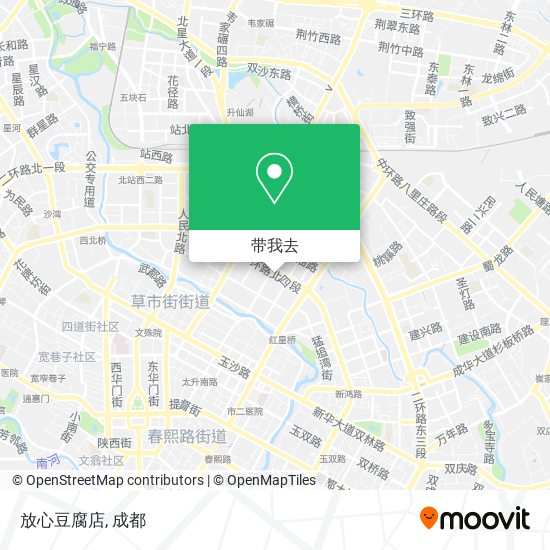 放心豆腐店地图