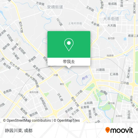 静园川菜地图