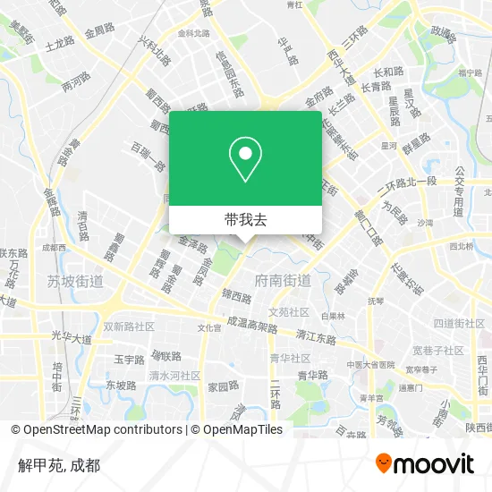 解甲苑地图