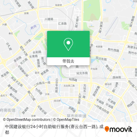 中国建设银行24小时自助银行服务(赛云台西一路)地图