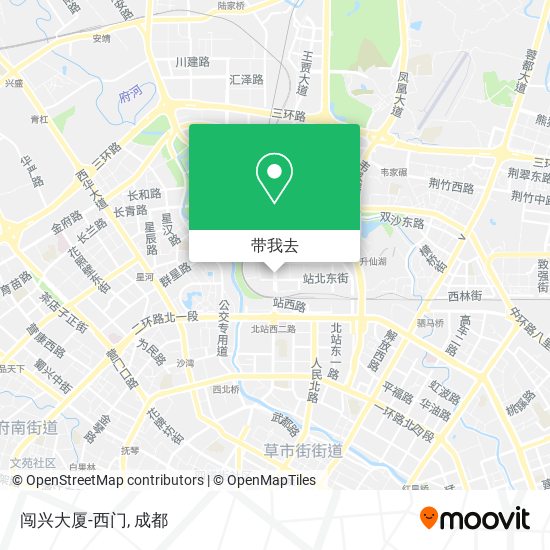 闯兴大厦-西门地图